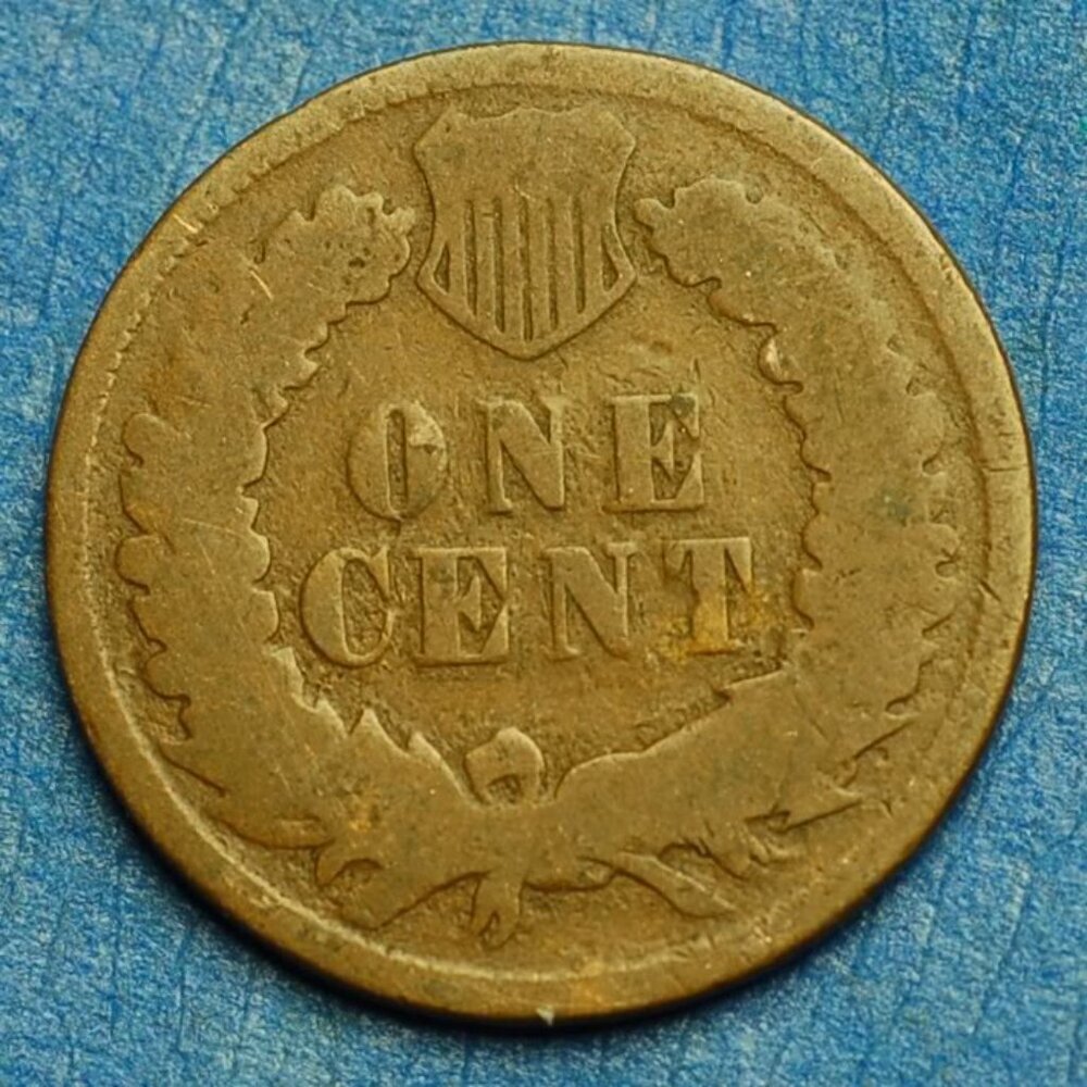 🌟1873 Indian Head Cent Penny 1c Lot w1063🌟SUPER RARE COIN!! - Picture 2 of 2